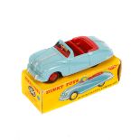 Dinky Toys Austin Atlantic Convertible (106). An example in light blue with red interior and red