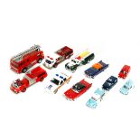 A quantity of Corgi etc American and U.K. emergency vehicles. 5x La France style turntable fire