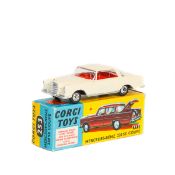 Corgi Toys Mercedes-Benz 220SE Coupe (253). An example in cream with red interior. Boxed. Vehicle