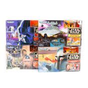 10 Star Wars Micro Machines Action Sets, comprising a diorama, figures and vehicles, etc. Including;