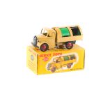 Dinky Toys Bedford Refuse Wagon (252). An example without windows in beige with green doors, red