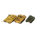 15 kit-built military vehicles in approximately 1:32 scale. Highly detailed plastic models built