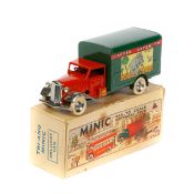 Tri-ang Minic Carter Paterson van (22M). A scarce pre-war 2nd series example with red cab and
