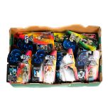 26 Star Wars Tri-logo 3.75" action figures. Including; Luke in various outfits, C-3PO, Leia in