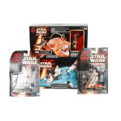 11 Star Wars Episode One, Shadows of the Empire, etc 3.75" action figure packs. Including; Dewback