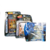 11 Star Wars Micro Machines packs comprising vehicles and figures etc. Including; Speeder Bikes,