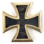 A 1914 Iron Cross 1st Class, of thin construction with ferrous centre. GC