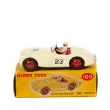 Dinky Toys Austin Healey 100 Sports (109). An example in cream with red interior and wheels, RN23,