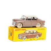 French Dinky Toys Fiat 1200 'Grande Vue' (531). In dark brown with cream roof, silver flash,