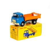 French Dinky Toys Camion 'Gak' Berliet a benne basculante (585). In blue with grey wheels and