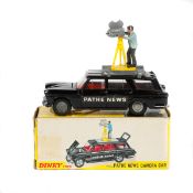 Dinky Toys Pathe News Camera Car (281). A Fiat 2300 estate in black with red interior, 'PATHE