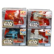 10 Star Wars Micro Machines vehicle packs, comprising vehicles and figures. Including; Bespin Twin-