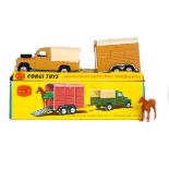 Corgi Toys Gift Set No.2 Land Rover with 'Rice's Pony Trailer. Correct 2nd type, with series 2