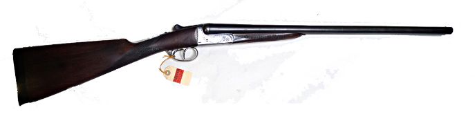 *A Spanish DB 12 bore top lever hammerless boxlock ejector sporting gun by Aya, number 473366,