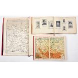 “The Times War Atlas” (WWI), 15 black and white maps, 19” x 25”, with gazetteer, in red cloth