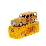 Dinky Toys Estate Car (344). A Plymouth in light brown with dark brown panels, cream wheels, base
