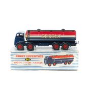 Dinky Supertoys Foden 14-Ton Tanker 'REGENT' (942). In dark blue, red and white livery, REGENT to