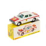 Dinky Toys Lotus Cortina Rally Car (205). A Mk.2 Cortina in white with red bonnet and boot, red