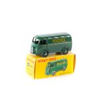 French Dinky Toys Fourgon Postal (560 25 BV). In dark green with 'POSTES' to sides with yellow band,