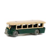 A rare pre-war French Dinky Toys Renault TN4H Paris Bus (29D). With dark green cast body with driver