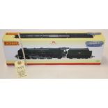 A Hornby OO gauge digital BR Coronation Class 4-6-2 tender locomotive. City of Birmingham, 46235, in