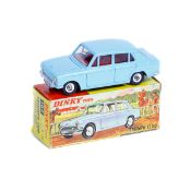 Dinky Toys Triumph 1300 (162). In light blue with red interior, dished spun wheels with black