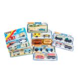 11 Matchbox Superfast 75 Series "Two" Packs. Including; TP-1 Lorry & Trailer. TP-3 AMX Javelin &