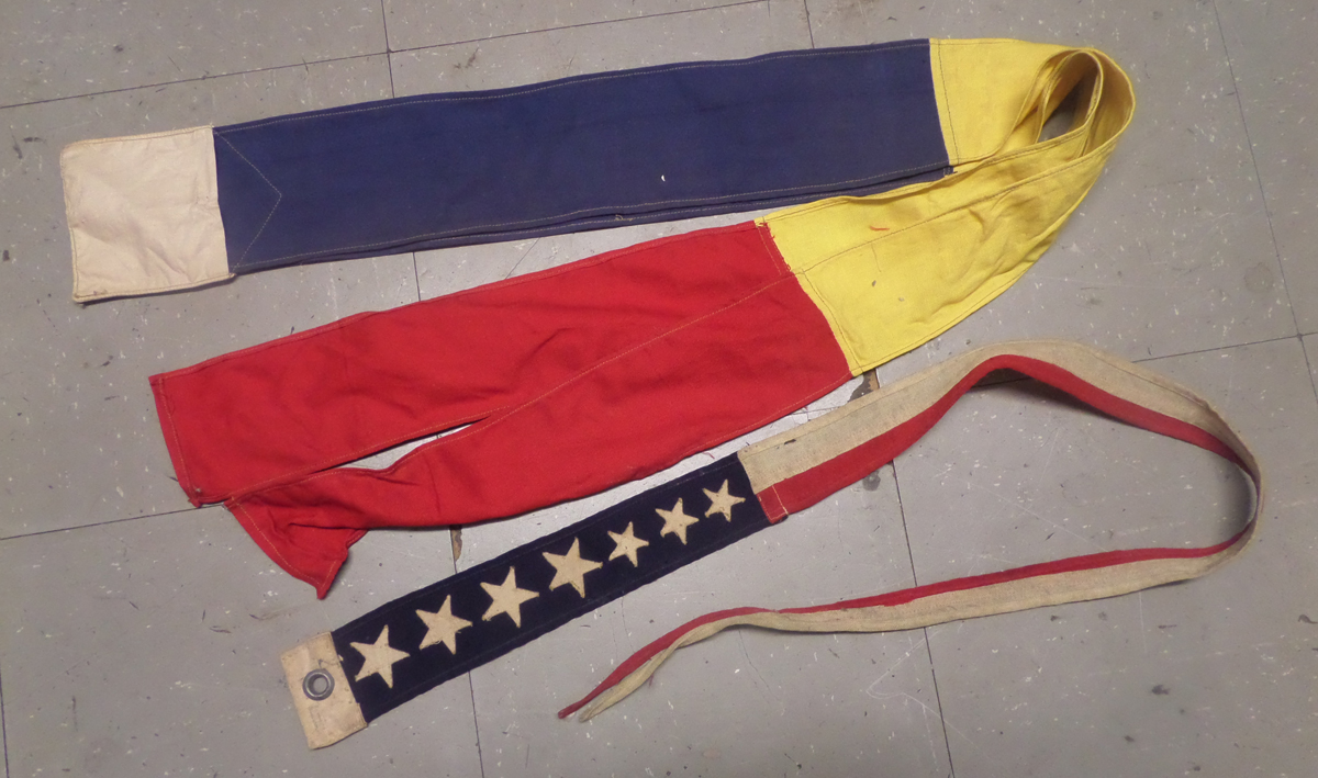 An RAF blue, yellow and red message streamer, 13 various aircraft instruments, some with Air - Image 3 of 3