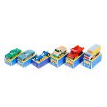 6 Matchbox Series vehicles. 46c, Mercedes 300SE Coupe. 47c, DAF Tipper Container Truck. 48c, Dodge