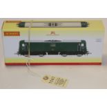 A Hornby OO gauge BR Class 71 Bo-Bo electric locomotive. E5018 in dark green livery (R3568).