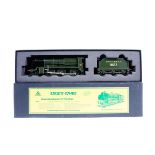 A modern Bassett-Lowke electric O gauge 2-6-0 N Class tender locomotive (BL99054). Suitable for 2 or