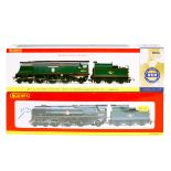 2 Hornby OO gauge BR tender locomotives. An NRM Special Edition BR Battle of Britain Class 4-6-2