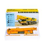 A Liebherr 1:50 scale diecast model Mobile Crane (LTM 1160/2). A highly detailed construction