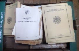 Approx 130 copies of “The Bulletin of the Military Historical Society”, between 1965 and 2007, and