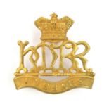 A Vic officer’s gilt cap badge of HM Reserve Regt of Hussars.Near VGC Plate 7