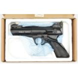 A good .22” Webley Tempest air pistol, VGWO & As New Condition, in its polystyrene lined plain