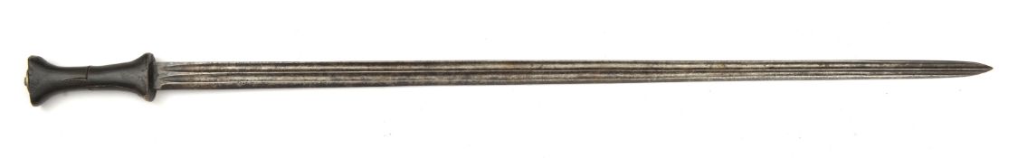 An Ethiopian sword shotel, early 20th century. Straight SE French military cuirassier's sword