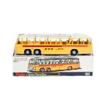 A Dinky Toys Swiss export issue Swiss Postal Bus (961). Based on the Vega Major Luxury Coach, in