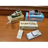 3 White Metal Models. 2 Brooklin Models - 1936 Dodge Van BRK16 in St. Martins Accessories cream