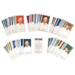 A very rare series of cigarette cards by Pattreiouex, Cricketers Series, 74/75 (1926), catalogued at