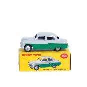 Dinky Toys Vauxhall Cresta Saloon (164). Example in light grey and dark green with light grey wheels