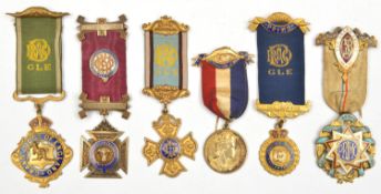 R.A.O Buffaloes: Primo Jewels: Mother Lodge of the World, HM silver gilt and enamels, named to