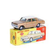 Dinky Toys Holden Special Sedan (196). In metallic copper with cream roof and pale green interior,