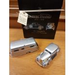 A 25 Years of Brooklin Models 1974-1999 2 piece Silver Anniversary set. Comprising a 1936 Pierce