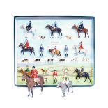 A Britains lead Hunting set 'The Meet'. A well restored, repainted and presented 23 piece set