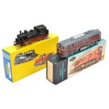 2 Continental HO scale locomotives. A Trix Express International DR Class 92 0-8-0 T RN92-692 and