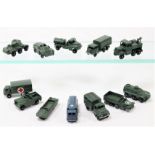 12x Matchbox Series military vehicles. 12, Land Rover. 49, Personnel Carrier. 54, Saracen