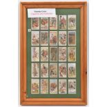 Player’s cigarettes “Victoria Cross” set of 25, in double sided frame, 18½” x 12”. GC