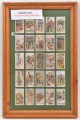 Player’s cigarettes “Victoria Cross” set of 25, in double sided frame, 18½” x 12”. GC