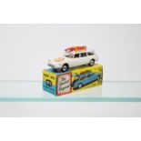 Corgi Toys Citroen D.S. 19 in Monte-Carlo Trim (323). In white 1964 Olympics Winter Sports livery,